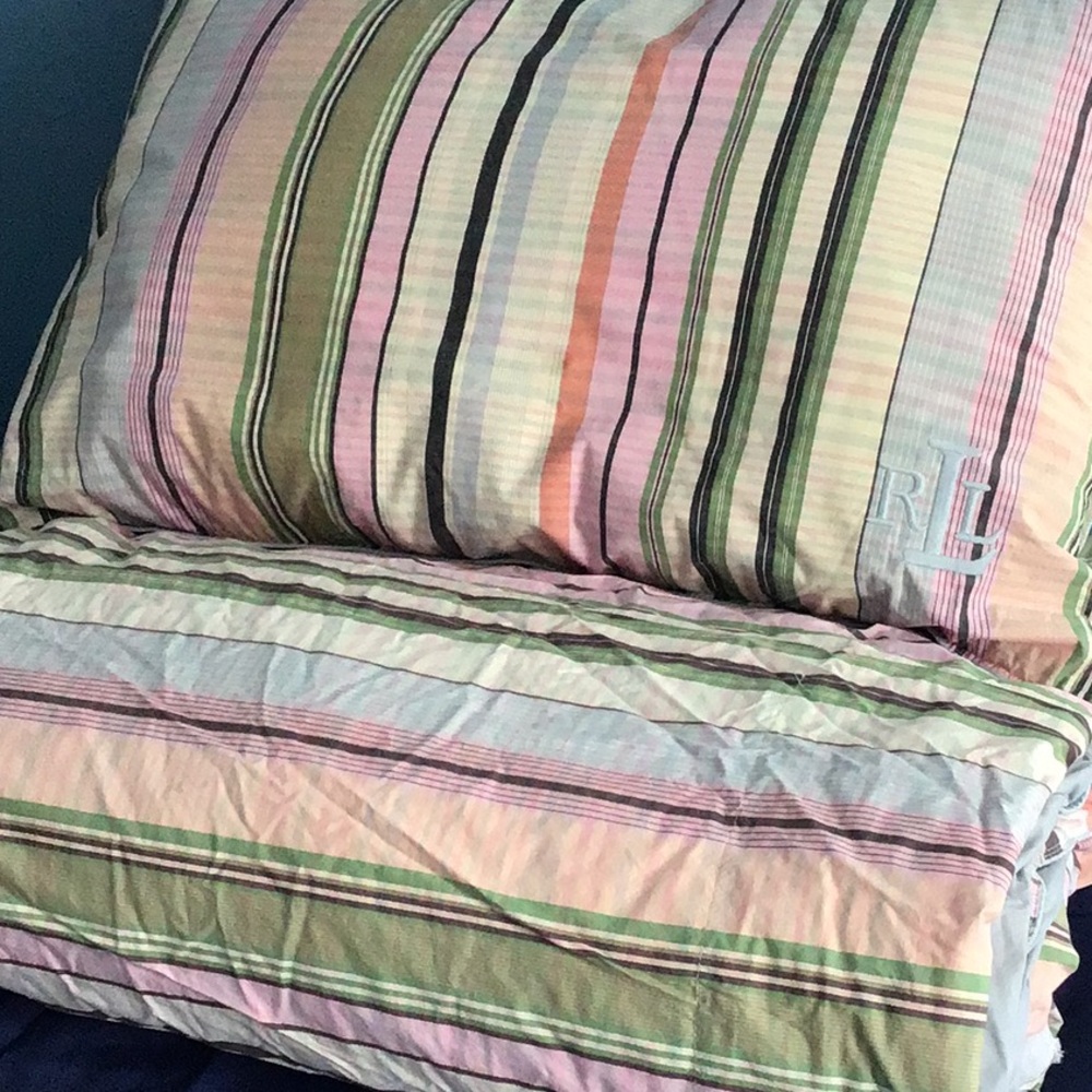 COPY - Ralph Lauren Twin Comforter with matching …